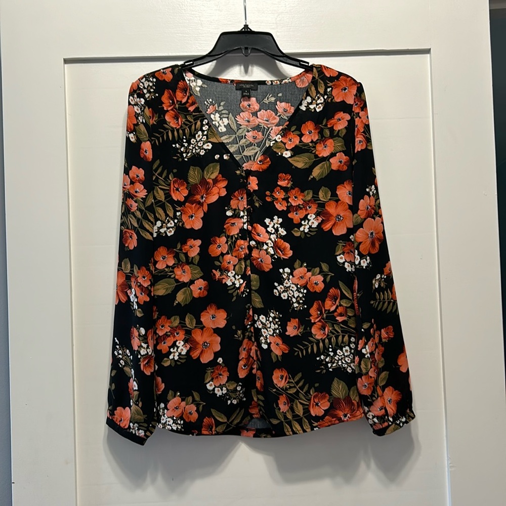 Ann Taylor Long Sleeve Blouse